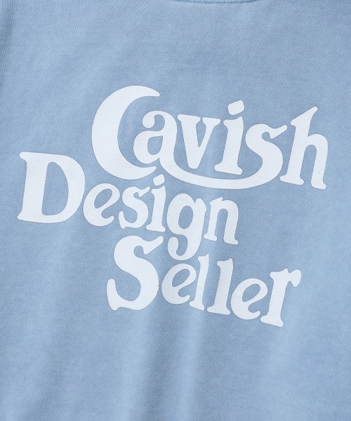 60% 『CAVISH/カビシ』ピグメントロゴ スウェットシャツ　韓国 cavish（カビシ）のスウェット一覧 | 60% - アジアファッション通販