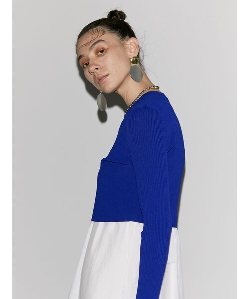 UN3D. ニット セーター SHORT KT TOP / ショートニットトップ
