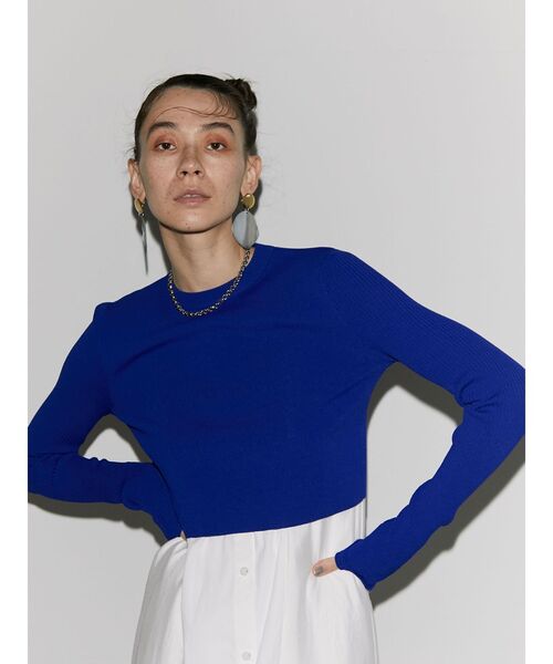 UN3D. ニット セーター SHORT KT TOP / ショートニットトップ