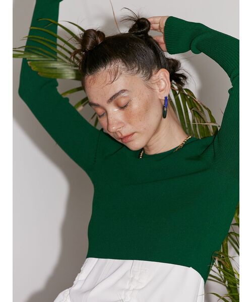 UN3D.（アンスリード） ニット セーター SHORT KT TOP / ショート