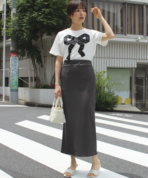 Verybrainリブスカート 小さいサイズ セルフカットリブスカート 低身長さん・小柄女性