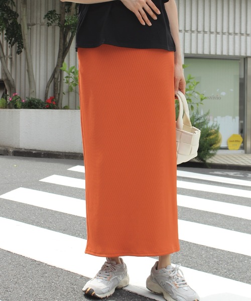 INCEDE スカート リブカットタイトスカート : ZOZOTOWN Yahoo!店