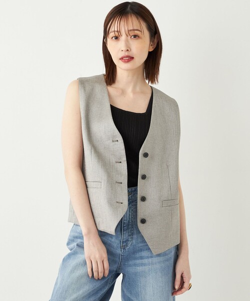 新品タグ付き♡ Donoban スカラップ ベスト ジレ DONOBAN（ドノバン）の「スカラップジレ（ベスト）」 - WEAR