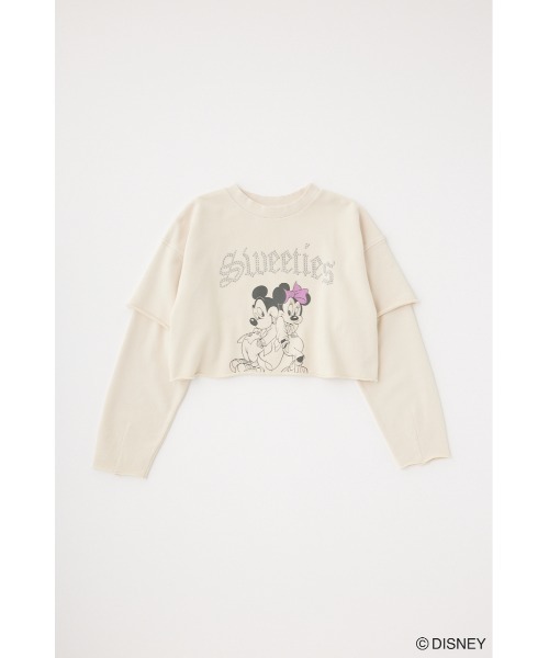 Disney SERIES CREATED by MOUSSY tシャツ MD LAYERED LIKE プル