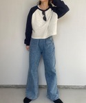 tシャツ ラグランクロップドロンT(kihar...の詳細画像1