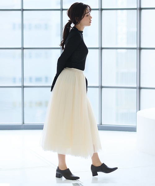 チュールスカート　ワモノヤカヤ　ふりふ 好きさんにもオススメ！ 自分好みの丈が選べるふんわりチュールスカート レディース