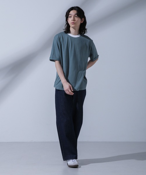 NANO universe（ナノ・ユニバース） tシャツ Anti Soaked 汗染み防止