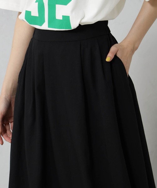 ADOREロングフレアスカート麻 FOUND GOOD スカート 麻混フレアスカート : ZOZOTOWN Yahoo!店