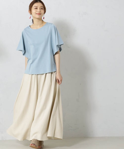 FOUND GOOD スカート 麻混フレアスカート : ZOZOTOWN Yahoo!店
