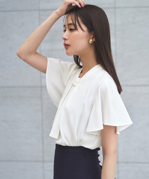 RUIRUE BOUTIQUE ブラウス シャツ 洗える ストレッチ ｜ 選べる