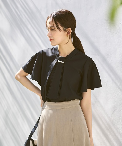 louren soft tie blouse ブラウス RUIRUE BOUTIQUE（ルイルエブティック） ブラウス シャツ レディース