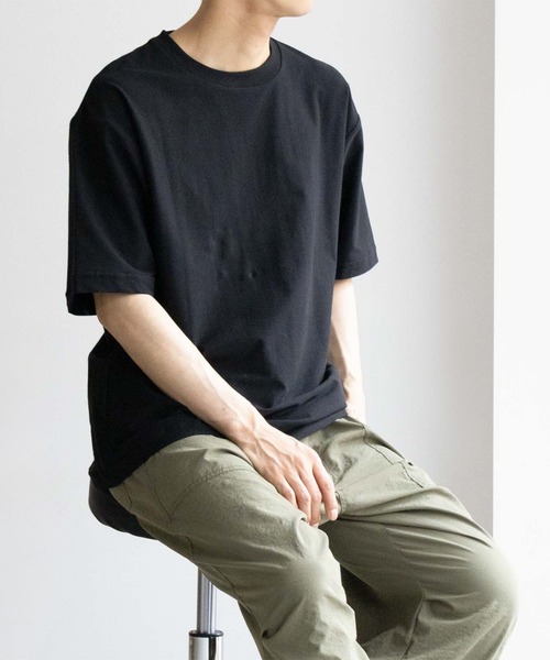 tシャツ 「メンズ」シルクコットンTシャツ ブラック レディース メンズ 5.0オンス ベーシックTシャツ | メンズ | 1枚 | 00086-DMT