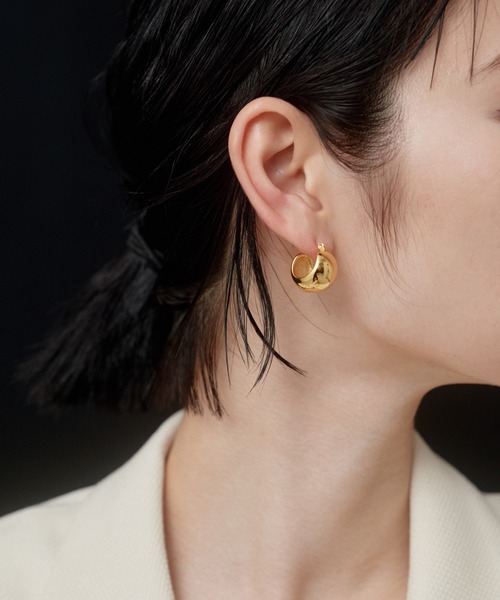 novice（ノーヴィス） ピアス 「novice」Chunky Ball Hoop Pierce