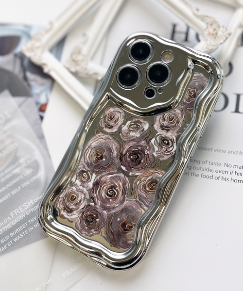 RiNc スマホケース 「 NOLITA / ノリータ 」ローズ 絵画 イラスト