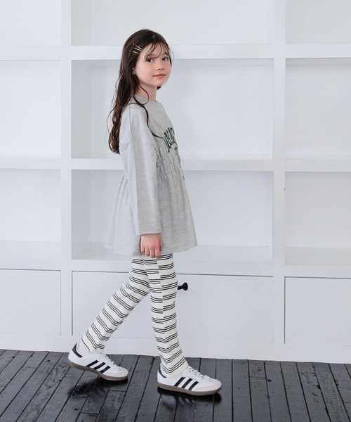 BAYFLOW（ベイフロー） パンツ 「ストレッチ素材」 ボーダーフレア