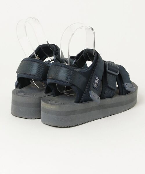 SUICOKE ネイビー レザー サボサンダル25cm