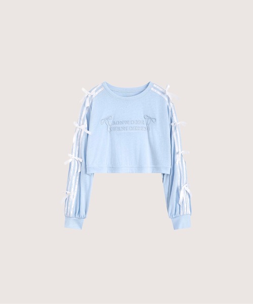 トレーナー スウェット Many Ribbon Sweat レディース