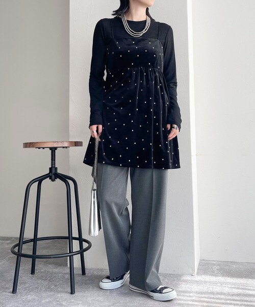 【上下Mセット♡美品】SUKALA エンブロイダリーカバーキャミソール＆レギンス fredy emue（フレディエミュ） キャミソール 「セットアップ対応