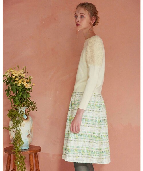 TOCCA（トッカ） スカート SEQUINS TWEED スカート : ZOZOTOWN Yahoo