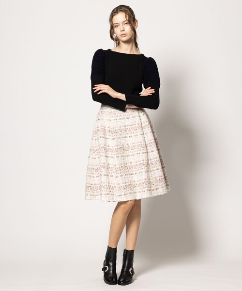 TOCCA（トッカ） スカート SEQUINS TWEED スカート : ZOZOTOWN Yahoo