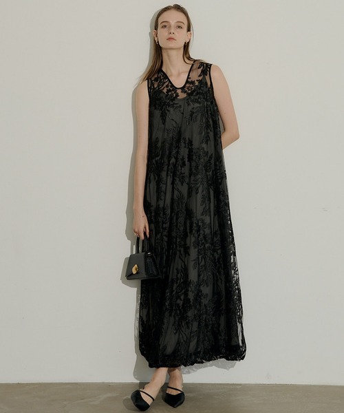 LE'RURE ドレス Gradation baloon hem dress : ZOZOTOWN Yahoo!店