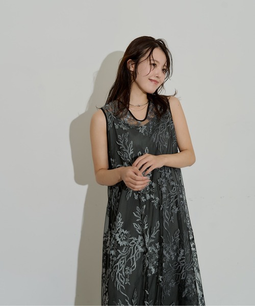 LE'RURE ドレス Gradation baloon hem dress : ZOZOTOWN Yahoo