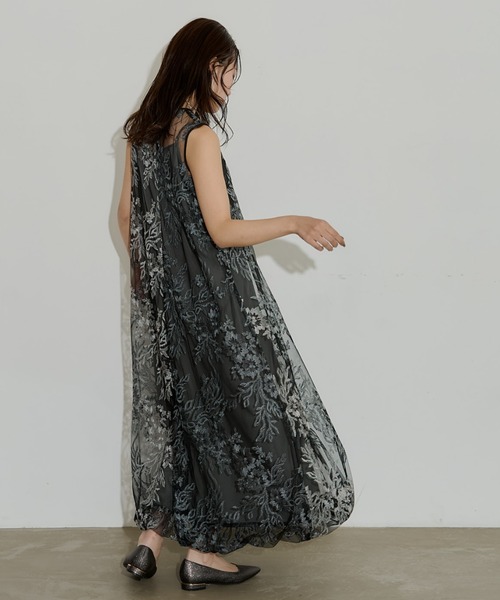 LE'RURE ドレス Gradation baloon hem dress : ZOZOTOWN Yahoo