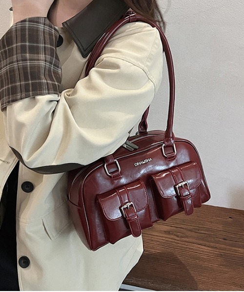 FREE STYLISTS ショルダーバッグ バッグ Y2K レトロ バックルデザイン