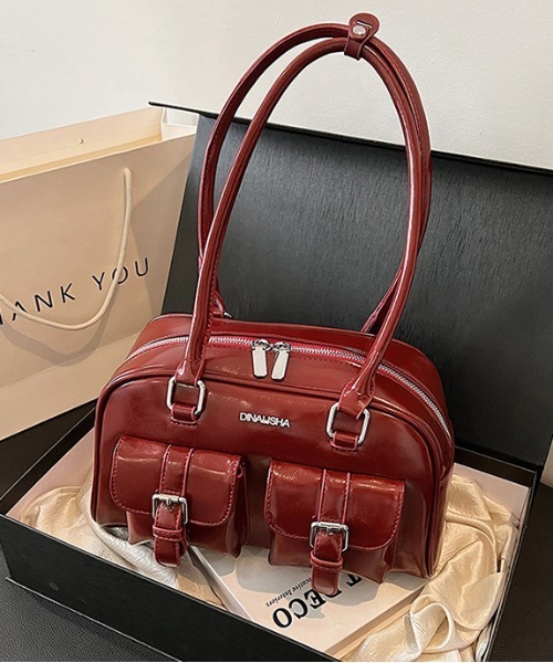 FREE STYLISTS ショルダーバッグ バッグ Y2K レトロ バックルデザイン