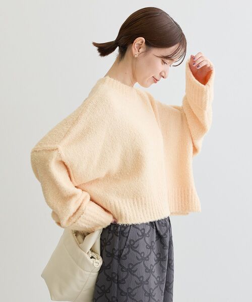Petit fleur（プチフルール） ニット セーター ブークレワイドニット