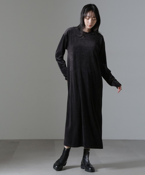 NANO universe（ナノ・ユニバース） ワンピース ベロアカットマキシ