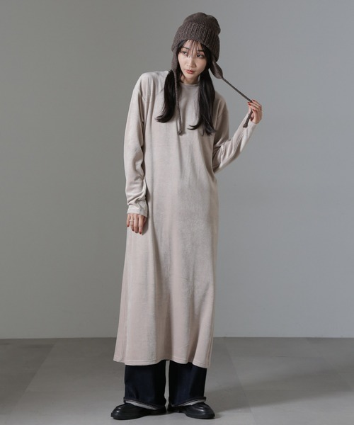 NANO universe（ナノ・ユニバース） ワンピース ベロアカットマキシ