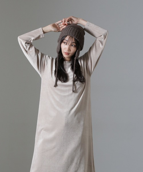 NANO universe（ナノ・ユニバース） ワンピース ベロアカットマキシ