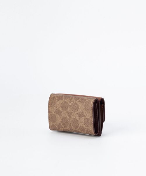 【COACH】3つ折り財布 シグネチャーキャンバス ウォレット 楽天市場】コーチ COACH 小物 財布 三つ折り財布 レディース