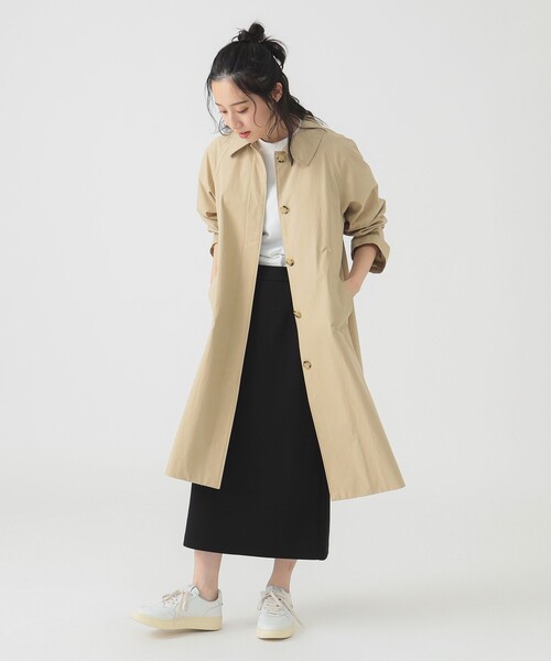 B：MING by BEAMS ステンカラーコート コート 撥水 ステンカラー