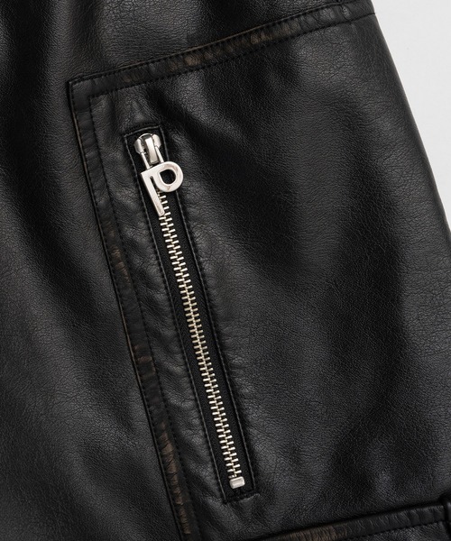 PRANK PROJECT カーゴパンツ レザーカーゴショーツ / Leather