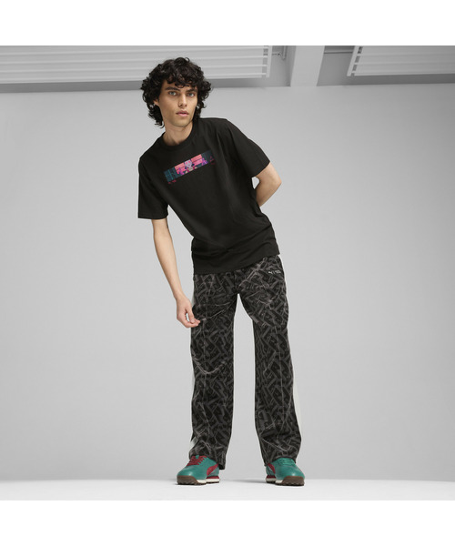 人気★PUMA ロングパンツ PUMA×イカゲーム ベロア ギフトに最適 PUMA パンツ プーマ メンズ x イカゲーム T7 ICONIC ベロア