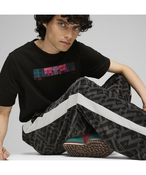 PUMA パンツ プーマ メンズ x イカゲーム T7 ICONIC ベロア