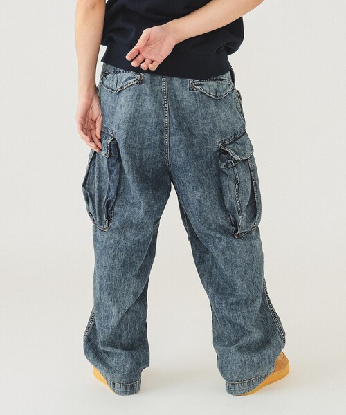 ビームス☆カーゴパンツタグ付き☆未使用品 BEAMS カーゴパンツ ビッグ 6ポケット デニム メンズ : ZOZOTOWN