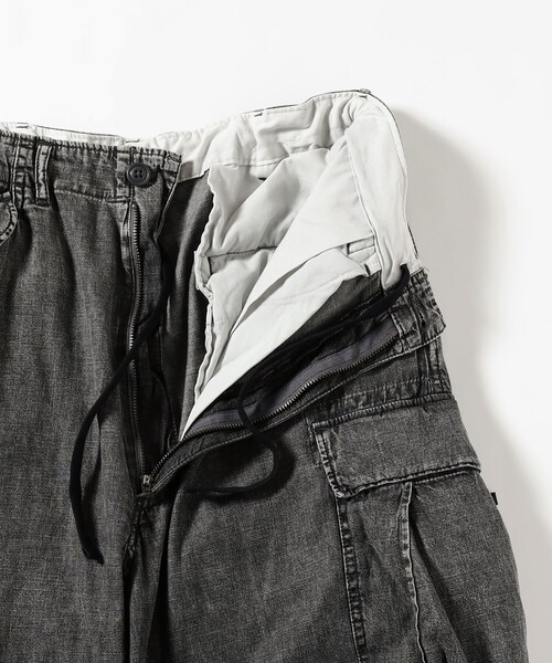 BEAMS ビッグ 6ポケット カーゴパンツ ブラック　M ビッグ 6ポケット カーゴパンツ（カーゴパンツ）｜BEAMS