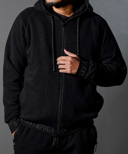 adamsJUGGLER（アダムスジャグラー） パーカー RTEG/ラインストーン