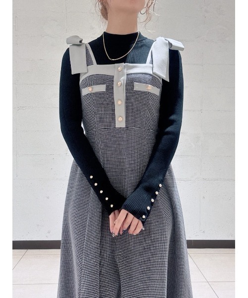 ADORE ツィード柄ジャンパースカート　新品 AND COUTURE ジャンパースカート ラメツイードジャンスカ