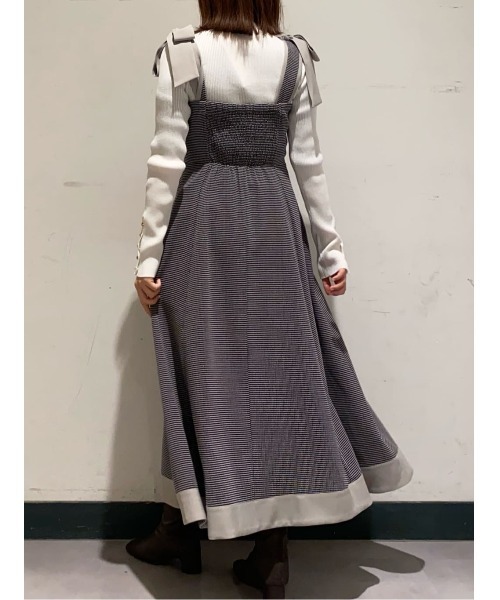 ADORE ツィード柄ジャンパースカート　新品 AND COUTURE ジャンパースカート ラメツイードジャンスカ