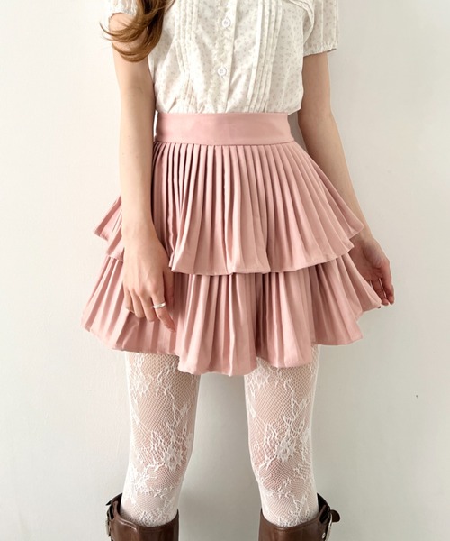 Loueme スカート プリーツフリルスカート : ZOZOTOWN Yahoo!店 - 通販