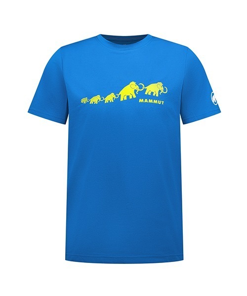 MAMMUT tシャツ QD ロゴ プリント Tシャツ アジアンフィット