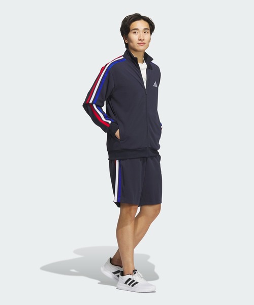 未使用　adidas モックネックセーターとキルティングハーフパンツセット　中綿 モック アイレット ショーツ / ハーフパンツ / アディダスオリジナルス