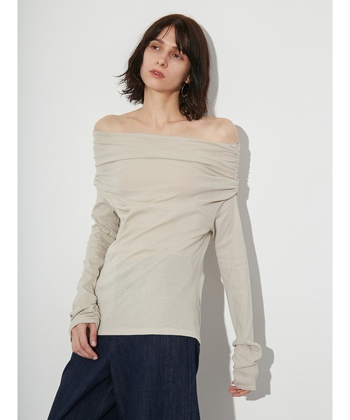 未使用品　styling/  スタイリング  オフショル styling/｜オフショルダーパフブラウス | Rakuten Fashion(楽天