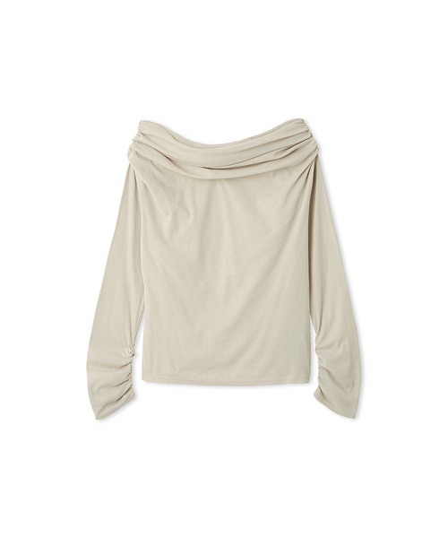 styling/ tシャツ オフショルダーカットトップス レディース