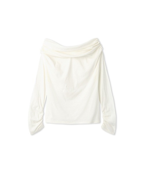 styling/ tシャツ オフショルダーカットトップス レディース