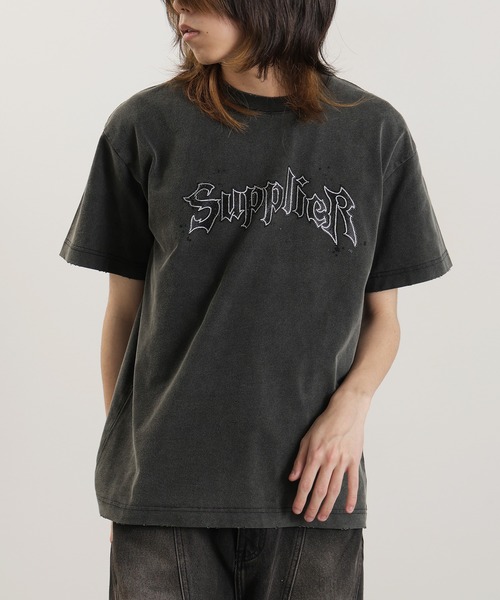SUPPLIER tシャツ SUPPLIER/サプライヤー Splash Rhinestone